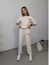 Женский спортивный костюм «California» бежевого цвета 27317