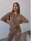 Жіночий спортивний костюм "California" кавового кольору 31671