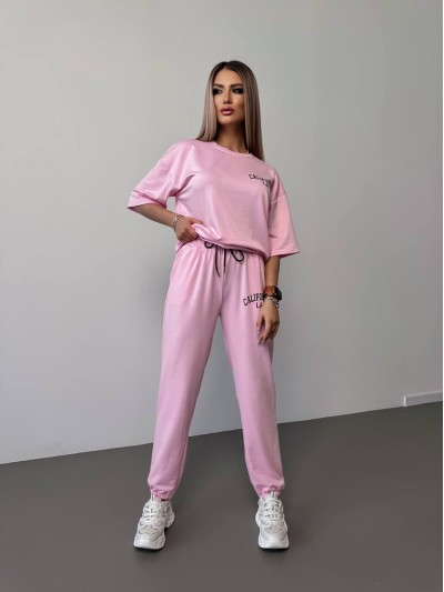 Жіночий спортивний костюм "California" рожевого кольору 27319