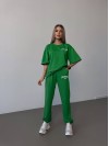 Жіночий спортивний костюм "California" зеленого кольору 27322