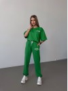 Жіночий спортивний костюм "California" зеленого кольору 27322