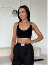 Жіночій топ чорного кольору 27453