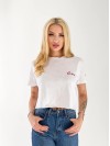 Жіночий топ Love молочного кольору 33225