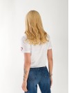 Жіночий топ Love молочного кольору 33225
