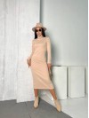 Жіноче повсякденне плаття молочного кольору 26132