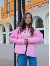 Жіноча легка куртка рожевого кольору 34727