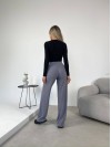 Женские ангоровые штаны графитового цвета 35402