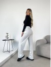 Жiночi ангоровi штани молочного кольору 35401