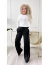 Жiночi велюровi штани чорного кольору 34995