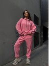 Жіночий флісовий костюм рожевого кольору 34651