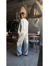 Жіночий костюм джогери+худi бiлого кольору 35415