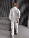 Жіночий костюм флісовий молочного кольору 35618