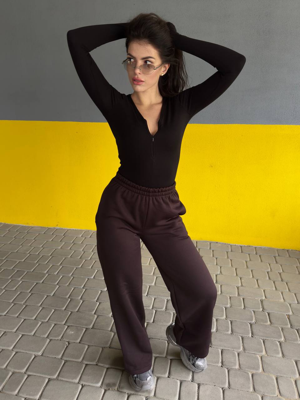 Женский легкий лонгслив черного цвета 35453