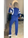 Женский повседневный костюм синего цвета 34988