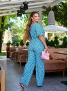 Жiночий прогулянковий костюм бірюзового кольору 34298