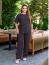 Жiночий прогулянковий костюм чорного кольору 34296