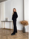 Жiночий прогулянковий костюм чорного кольору 34315