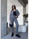 Жiночiй прогулянковий костюм графiтового кольору 34611