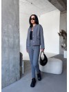 Жiночiй прогулянковий костюм графiтового кольору 34611