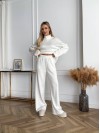 Жiночий прогулянковий костюм молочного кольору 34314