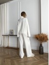 Жiночий прогулянковий костюм молочного кольору 34314