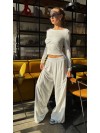 Жiночiй прогулянковий костюм молочного кольору 34708