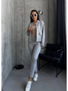 Жiночiй прогулянковий костюм сiрого кольору 34610