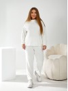 Жiночiй прогулянковий костюм з ангори молочного кольору 34159