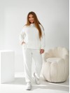Жiночiй прогулянковий костюм з ангори молочного кольору 34159