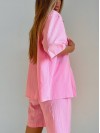 Жiночiй прогулянковий костюм з сорочкою рожевого кольору 33612