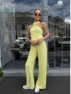 Женский прогулочный костюм желтого цвета 33608