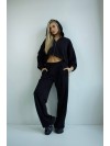 Жіночий спортивний костюм чорного кольору 34676