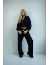 Жіночий спортивний костюм чорного кольору 34676
