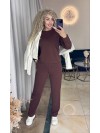 Женский спортивный костюм коричневого цвета 34105