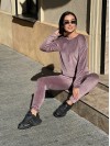 Женский спортивный костюм пудрового цвета 34439