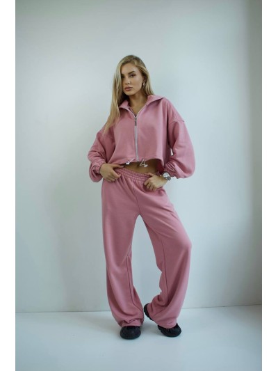 Жіночий спортивний костюм рожевого кольору 34679