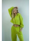 Жіночий спортивний костюм салатового кольору 34680