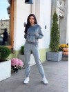 Жіночий спортивний костюм сiрого кольору 34156