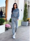 Жіночий спортивний костюм сiрого кольору 34156