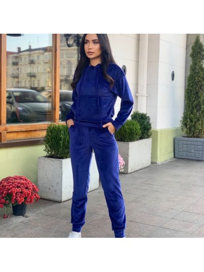 Женский спортивный костюм светло-синего цвета 34153