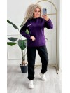 Жіночий телий костюм фiолетового кольору 34966