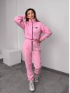 Жiночий теплий комбінезон iз флiса рожевого кольору 35891