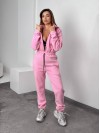 Жiночий теплий комбінезон iз флiса рожевого кольору 35891