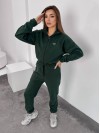 Жiночий теплий комбінезон iз флiса зеленого кольору 35890