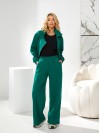 Жiночий теплий костюм на змiйцi смарагдового кольору 35486