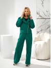 Жiночий теплий костюм на змiйцi смарагдового кольору 35486