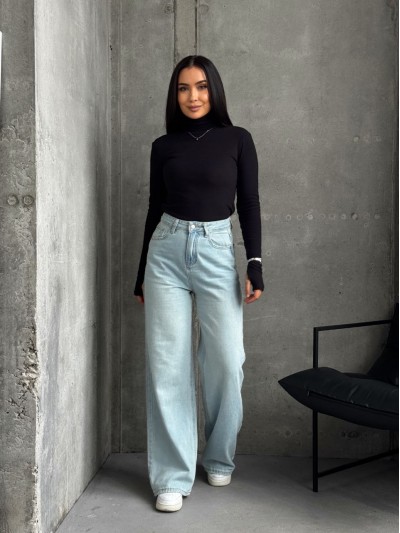 Жіночий термогольф чорного кольору 35016