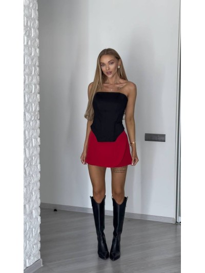 Жіночий топ-корсет чорного кольору 34734