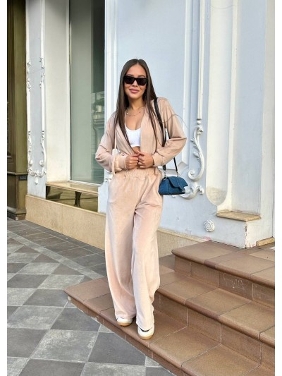 Жіночий вечiрнiй костюм (бодi+спiдниця максi) червоного кольору 35930